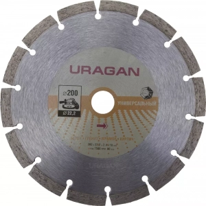 Диск отрезной алмазный Uragan 909-12111-200